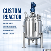 Fermenteur en acier inoxydable, bioréacteur, cuve sous pression en acier inoxydable 304 316L, pompe à moteur, cuve enzymatique ASME 200L 2000L 3000L