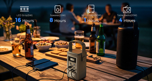 <b>100W</b> Output 96.2Wh LiFePO4 Portable Station USB C Bidirectional Fast Charge <b>Solar</b> 5 Ports Multi Device Charging Ultra - Product Image 3