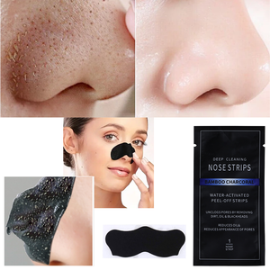 Custom Bamboo Charcoal Peel Off Mask Black Dots Deep Cleansing <b>Nose</b> Strips Blackhead Removal - Product Image 4