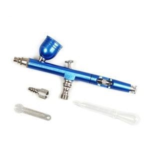 2024 aérographe à double action <span class=keywords><strong>Kit</strong></span> de <span class=keywords><strong>compresseur</strong></span> d'arrêt automatique pistolets à air comprimé pour maquillage <span class=keywords><strong>peinture</strong></span> à ongles corps gâteau décoration de voiture - Product Image 2