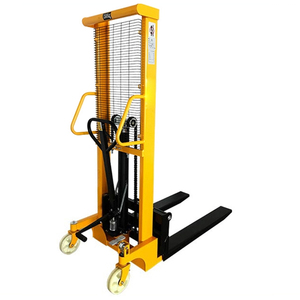 Industrial Warehouse Hand Pallet Lifts Forklift <strong>Manual</strong> Hydraulic <strong>Stacker</strong> With Adjustable Forks - Product Image 4