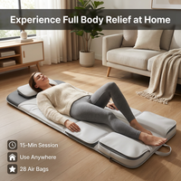 Professionelle OEM 9-Motoren Vibrations- und Heizmassage-Matratze mit Tiefenknetfunktion für Ganzkörpermassage zur Linderung chronischer Rückenschmerzen