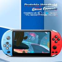 Console de jeux vidéo rétro Portable X12, avec écran HD de 5.1 pouces, lecteur de poche, et simulateur de jeu intégré, 3500 jeux inclus