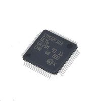 STM32F103RET6 Nuevo y Original, Componentes Electrónicos y Chips IC de Una Sola Fuente para Cortex-M3 Core, Paquete LQFP64, 512KB Flash