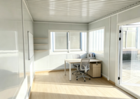 Kits de maisons préfabriquées modernes en acier durable, type conteneur, avec chambre, pour appartement ou dortoir Ray-Zen