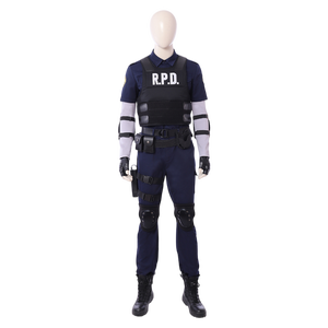 Costume de cosplay personnalisé pour adultes, inspiré du film <span class=keywords><strong>Resident</strong></span> <span class=keywords><strong>Evil</strong></span> Leon Scott Kennedy, pour Halloween, les événements et les spectacles - Product Image 1
