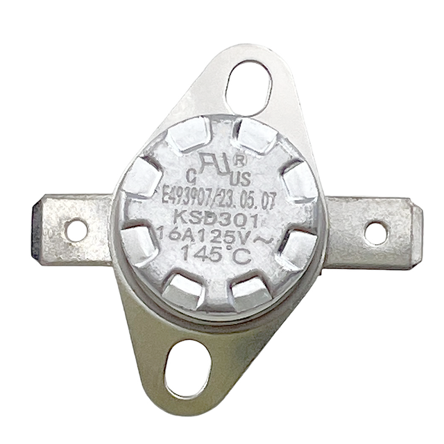 145°C KSD301 Auto Reset Thermal Switch 16A 125V Snap Action Thermostat for Microwave Kettle Coffee Machine Disinfection Cabinet