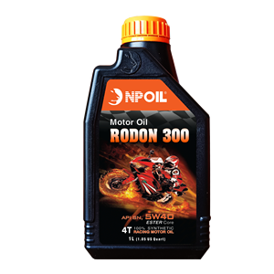 Aceite de motor NPOIL Premium RODON 300 5W40 1L Aceite base y aditivos premium para refrigeración y lubricación de motocicletas - Product Image 1