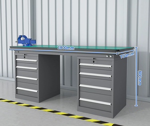 Banc de travail antistatique robuste et personnalisable ZHY-68 1800x750x1800mm pour atelier, ligne d'assemblage, inspection et maintenance - Product Image 3