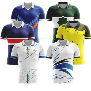 Ensemble de maillots de football personnalisés avec logo pour hommes et enfants, tenue de football respirante à séchage rapide, maillot d'entraînement pour équipe de club, maillot de football thaïlandais - Product Image 3