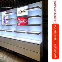 Étagère de présentation en métal écologique sur mesure pour les magasins de beauté, les boutiques de rangement, les magasins de maquillage et de parfums, les magasins de cosmétiques, style moderne