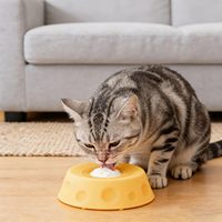 ZMaker 2026 Nouveau Bol à lécher en silicone pour chien avec balle roulante, Bol Lick and Roll pour chiens, Gamelle anti-glouton pour liquides