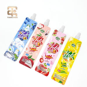 Sachets Doypack de qualité alimentaire avec bec verseur et embout en plastique, imprimés sur mesure, pour emballage de liquides et boissons - Product Image 2