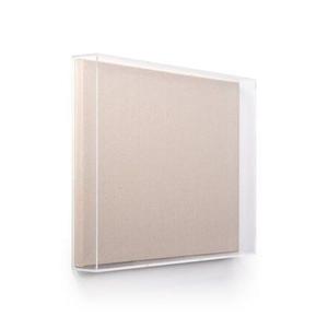 Wall Mounted Clear Acrylic Shadow Box Frame with Canvas