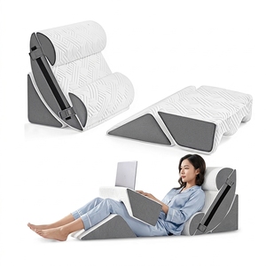Almohada de Soporte Lumbar Multifuncional de Espuma Viscoelástica para Sentarse, Apoyo para Piernas, Alivio de la Apnea del Sueño - Posiciones Ortopédicas Ajustables - Product Image 1