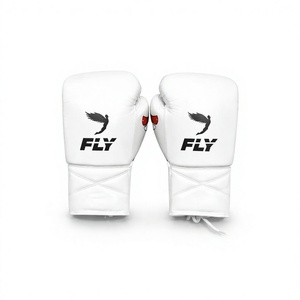 Ensemble d'équipement de boxe personnalisé Winning Boxing : Casque, Gants, Protection inguinale, en cuir véritable blanc à lacets, unisexe, pour entraînement et sparring - Product Image 2