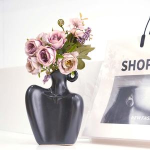 Fiore artificiale di alta qualità perline rosa stringa di seta rossa fiore decorazione per la casa regalo artigianato produttori all'ingrosso - Product Image 3