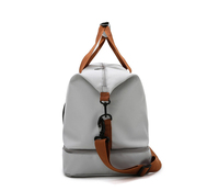 Sac de Voyage Imperméable Grande Capacité, Sac Polochon de Sport et de Voyage avec Compartiment à Chaussures