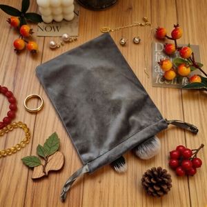 Bolsa de Terciopelo de Algodón con Cordón para Té, Gafas de Sol, Accesorios, Bolsa de Mano Reutilizable, Estuche Cosmético Económico al por Mayor - Product Image 5