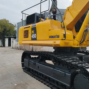 Excavadora de cadenas PC450-8 original de Japón con pocas horas de trabajo, usada, 45 toneladas de peso operativo para trabajos. - Product Image 3