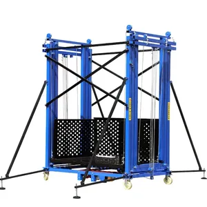 Piattaforma Elevabile Elettrica Pieghevole con Telecomando per Lavori di Decorazione Domestica e Costruzione - Product Image 2