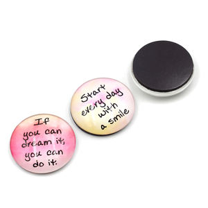 Melhor Promoção Presentes Decoração para casa Japão Índia Indonésia Dome Round Frigorífico Adesivos Vidro Cristal Geladeira Ímã - Product Image 4