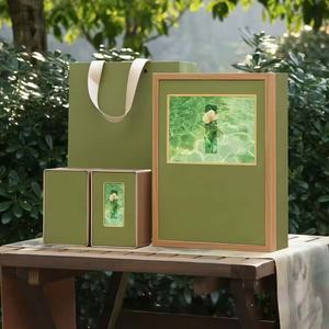 Boîte cadeau rigide de luxe personnalisée, style chinois, pour bijoux, emballage pour cadeaux de <span class=keywords><strong>mariage</strong></span>, souvenir haut de gamme - Product Image 2