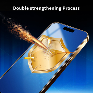 Protecteur d'écran miroir de confidentialité pour téléphone portable en gros 28 degrés verre trempé anti-rayures anti-espions pour <span class=keywords><strong>iPhone</strong></span> 14 15 16 17 Pro - Product Image 4
