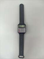 Jam Tangan Digital Sport J53 Grosir OEM Unisex Plastik Silikon Tombol Mini Kalkulator Belajar Anak Jam LED Kalkulator
