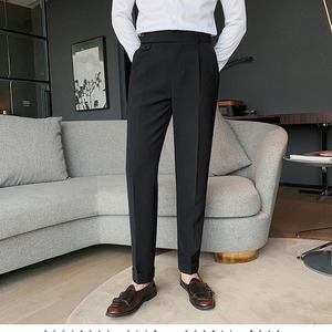 <span class=keywords><strong>Pantalon</strong></span> de <span class=keywords><strong>Costume</strong></span> pour Hommes Coupe Droite Anti-Plis Affaires Coupe Ajustée Jambe Étroite - Product Image 5