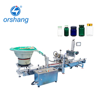 Machine de bouchage automatique Orshang pour bouteilles en plastique PET et verre, avec scellage de feuille d'aluminium et codage laser, pour bois, aliments et boissons