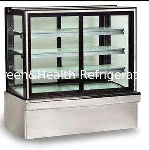 Vitrina Refrigerada Comercial <span class=keywords><strong>de</strong></span> <span class=keywords><strong>Vidrio</strong></span> Curvo/En Ángulo <span class=keywords><strong>para</strong></span> Exhibición <span class=keywords><strong>de</strong></span> Pasteles y Productos <span class=keywords><strong>de</strong></span> Panadería - Product Image 6