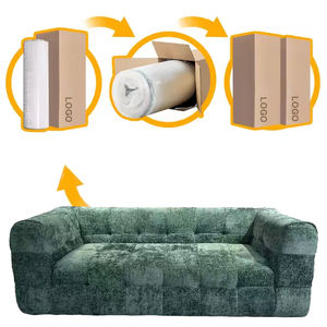 Canapé de salon de style français pour petit appartement, canapé en <span class=keywords><strong>tissu</strong></span> et éponge à compression sous vide, style nordique, pour villa - Product Image 1