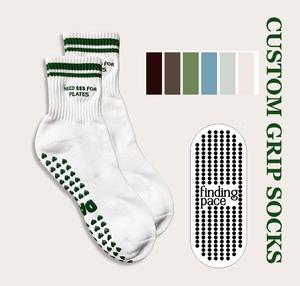 ถุงเท้าโยคะกันลื่นแบบถักสำหรับผู้ชายและผู้หญิง ความยาวระดับข้อเท้า สำหรับผู้ใหญ่ สำหรับคนรักกีฬา พร้อมคุณสมบัติป้องกันแบคทีเรีย - Product Image 6