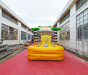 Deportes acuáticos al aire libre para niños, pista de obstáculos flotante, tobogán de salto inflable, obstáculos para el agua - Product Image 6
