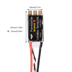 Blheli-S Spring 2-6 S Supports métalliques MultiShot Dshot Oneshot42 Oneshot125 Multicopter 20A ESC - Product Image 3