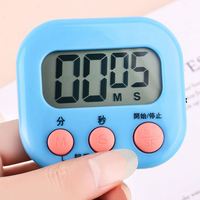 Nouveau Design Portable Big Digital Home Kitchen Solid Color Countup Countdown Timer, chronomètre Rappel