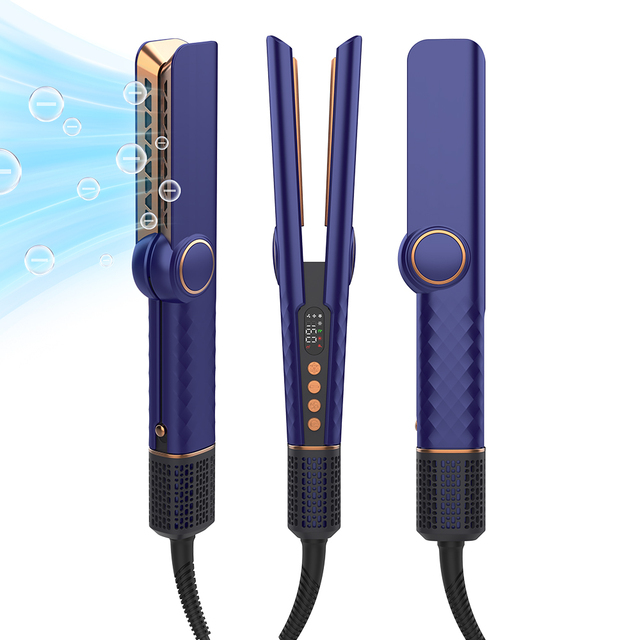 New Air Straightening Hot Air Styler High Speed Hair Dryer Straight Wet to Dry Flat Iron Hair Straightener With Ionic