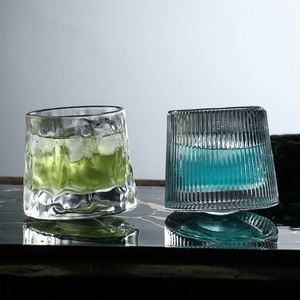 Verre à vin en cristal rotatif de style japonais créatif, verre à whisky - Product Image 4