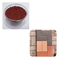 Pigment poudre rouge et jaune toner oxyde de fer