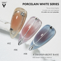Vinimay Usine OEM ODM Nouveau Gel Vernis à Ongles Semi-Permanent Oeil de Chat Effet Porcelaine Clair de Lune Kit 9 Couleurs Longue Tenue Scintillant Vente en Gros