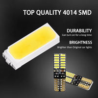 Ampoule LED Canbus JHS Automotive T10 W5W 24SMD 4014 sans erreur pour feux de plaque d'immatriculation de camion, SUV, fourgonnette – Personnalisation OEM/ODM en usine