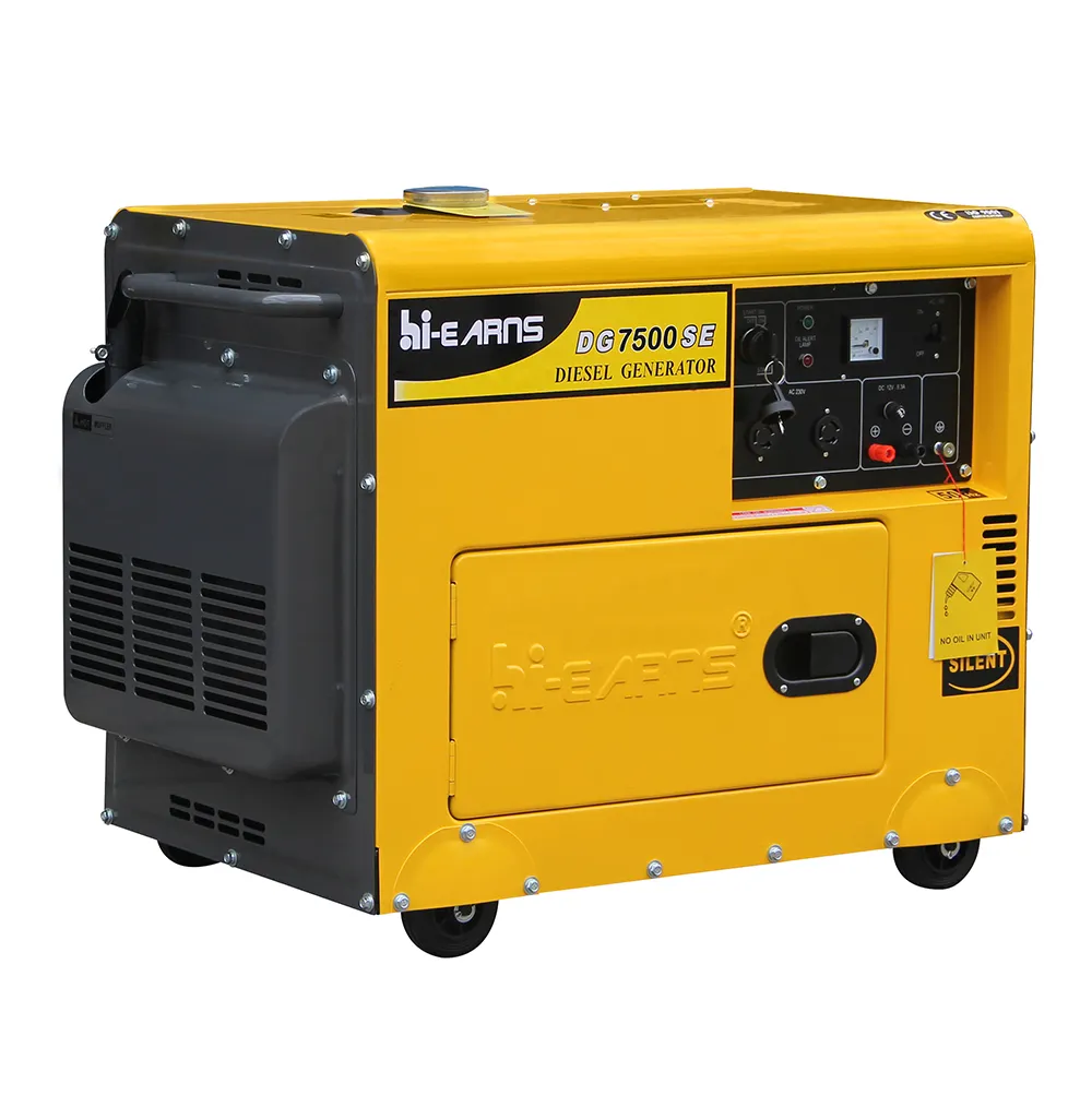 USD FOB preis 5.5KW DG7500SE Air gekühlt Silent Type Diesel Generator