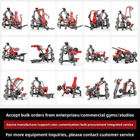 Machine d'entraînement musculaire robuste en acier avec une capacité de 500 kg et un mouvement super fluide pour une utilisation professionnelle en salle de sport