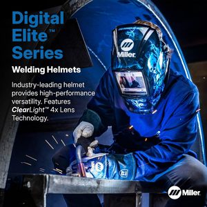 Casco de Soldadura Miller Digital Elite Negro con Tecnología de Lente ClearLight de Oscurecimiento Automático - Product Image 2