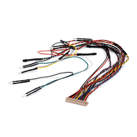 Arnés de cableado personalizado con matriz de sensores LED IR, 30 pines, par trenzado, emisor y receptor, termorretráctil 125C para detección óptica, juegos, OEM