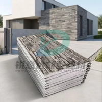 Panneau mural isolant extérieur économique, résistant aux intempéries, en polyuréthane sandwich pour façade de bâtiment