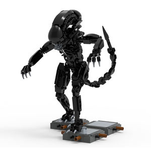 CAYI 2025 Alien Xenomorph Moc Building Block Sets Custom Action Figure Diy Movie Blocks & Model Building Toys Gift for Kids - Product Image 1