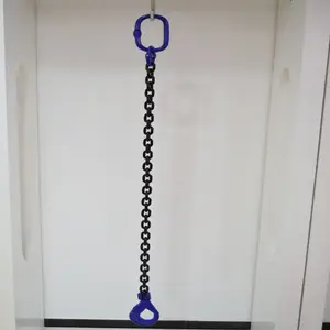 Lift Chain Sling Shenli Rigging G100 Adjustable Single 1 2 3 4 Legs Lifting Chain Sling With Grab Hook
