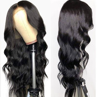 Perruques Lace Front wig Body wave 13x4 pre-plucked, perruque lace wig transparente, cuticule alignée, cheveux humains bruts, 10A, vente en gros